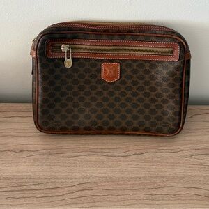 Celine Triumph Webbed Monogram Clutch Bag